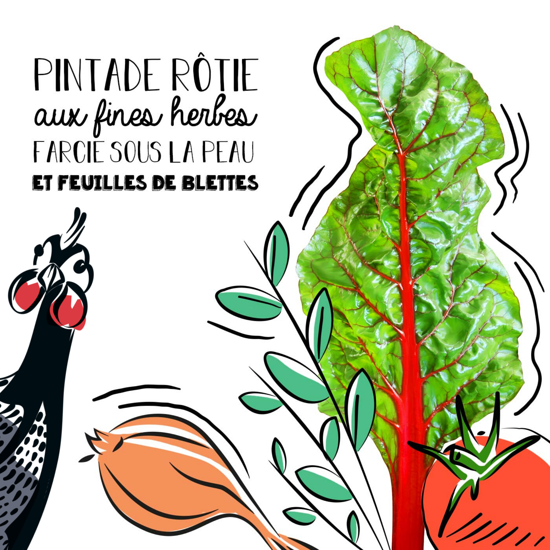 Recette gagnant 2019 - Pintade aux fines herbes