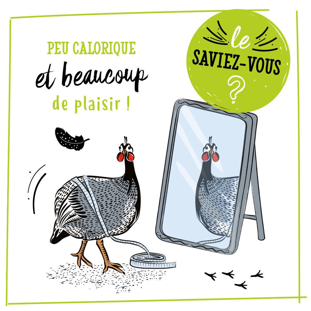 peu calorique la pintade
