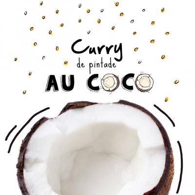 Curry de pintade au coco