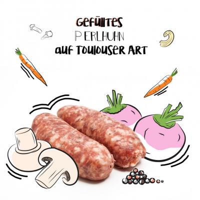 Gefülltes Perlhuhn auf Toulouser Art