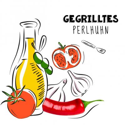 Gegrilltes Perlhuhn