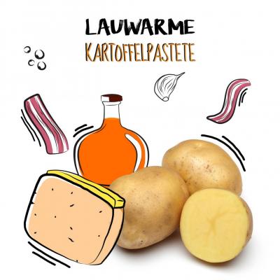 Lauwarme Kartoffelpastete