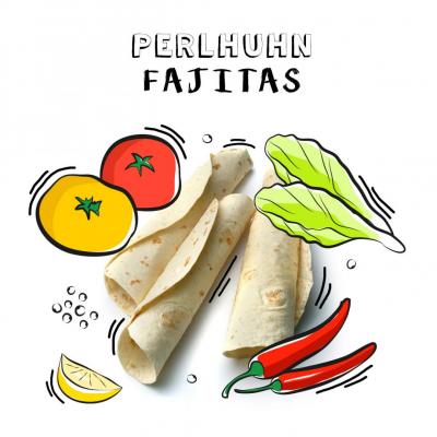 Perlhuhn-Fajitas