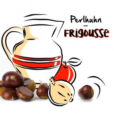 Perlhuhn-Frigousse