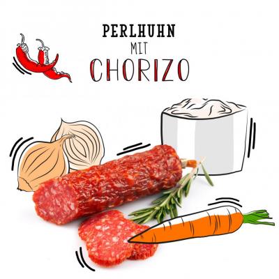 Perlhuhn mit Chorizo