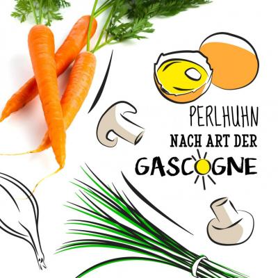 Perlhuhn nach Art der Gascogne