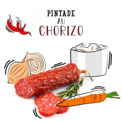 Pintade au chorizo